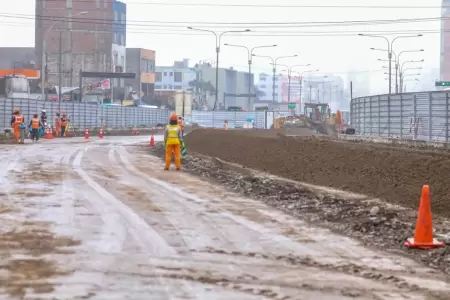 Obras en la Av. Grau.