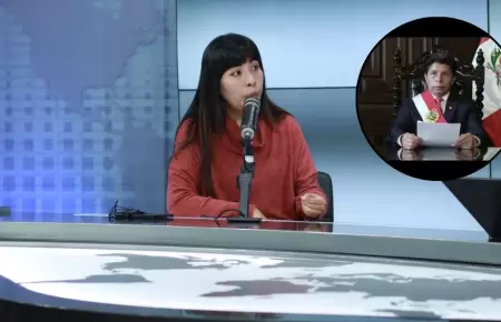 Betssy Chvez opina sobre Pedro Castillo.