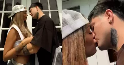 Shirley Arica y Diealis protagonizan romntico beso