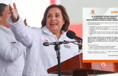Fuerza Popular asegura que Gobierno "desnaturaliz" la reforma de pensiones