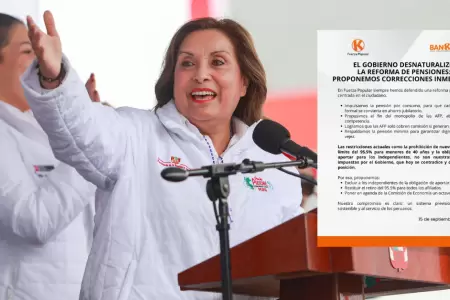 Fuerza Popular asegura que Gobierno "desnaturaliz" la reforma de pensiones