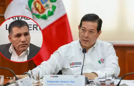 Jaime Quito apoya mocin de censura contra Eduardo Arana.