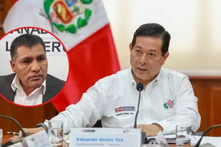 Jaime Quito apoya mocin de censura contra Eduardo Arana.