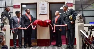 Inauguracin de la Unidad de Flagrancia Delictiva de Cajamarca.