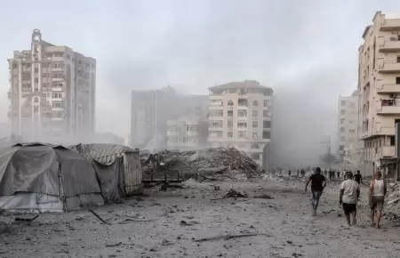 Guerra en la Franja de Gaza empez en octubre del 2023.