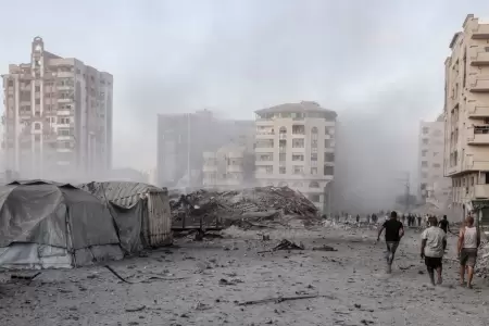 Guerra en la Franja de Gaza empez en octubre del 2023.