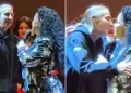 Natalia Mlaga sube al escenario en concierto de Eva Aylln y recibe dedicatoria especial