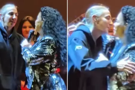 Eva Aylln y su dedicatoria especial a Natalia Mlaga
