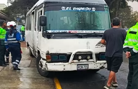 Operativo contra el transporte informal en Lima.