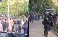 Caos en Aguas Calientes: Suspenden labores escolares por enfrentamientos y protestas