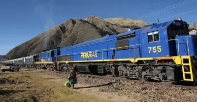 Servicio de trenes temporalmente suspendidos en Cusco.