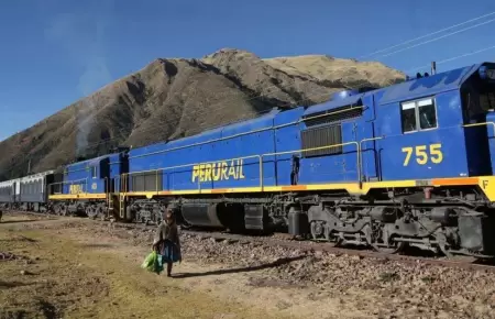 Servicio de trenes temporalmente suspendidos en Cusco.