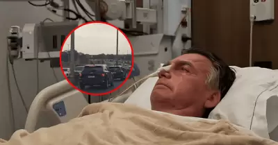 Expresidente de Brasil Jair Bolsonaro es trasladado de emergencia a hospital