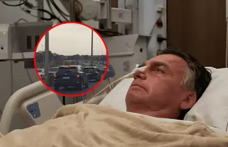 Expresidente de Brasil Jair Bolsonaro es trasladado de emergencia a hospital