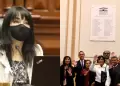 Excluyen a Mirtha Vsquez de la placa con nombres de todos los expresidentes del Congreso