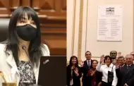Inauguran placa con nombres de todos los expresidentes del Congreso Unicameral y excluyen a Mirtha Vsquez