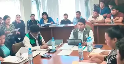 Sesión de consejo en Ilabaya