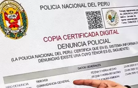 PNP busca bloquear acceso pblico a sistema de denuncias.