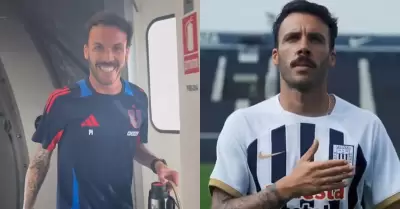 Sebastin Rodrguez lleg a Lima para enfrentar a Alianza por la Sudamericana.