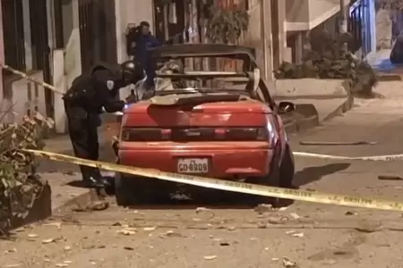 Atacan auto de regidor municipal con explosivo en Carabayllo
