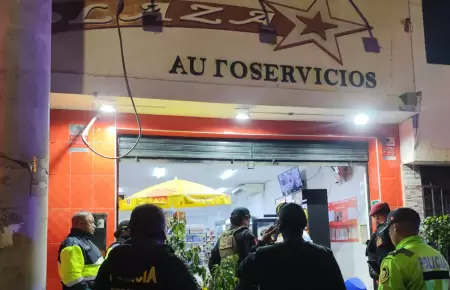 Delincuentes armados asaltan centro comercial en Huacho