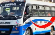 Comas: Conductor de bus de transporte pblico fue herido de bala cuando recoga pasajeros
