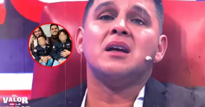 Nstor Villanueva llora tras sentarse en el silln rojo de EVDLV