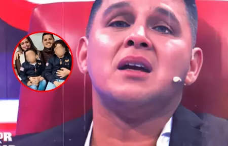 Nstor Villanueva llora tras sentarse en el silln rojo de EVDLV