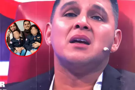 Nstor Villanueva llora tras sentarse en el silln rojo de EVDLV