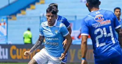 Santiago Gonzlez durante el 0-0 de Cristal con Alianza Atltico.