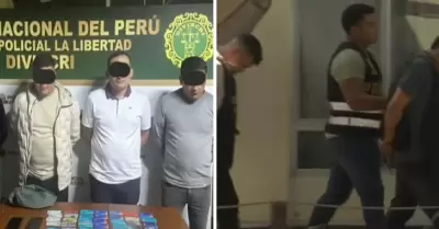 Trujillo: Capturan a criminales que estafaban a adultos mayores