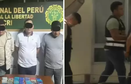 Trujillo: Capturan a criminales que estafaban a adultos mayores