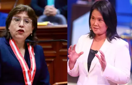 Delia Espinoza / Keiko Fujimori.