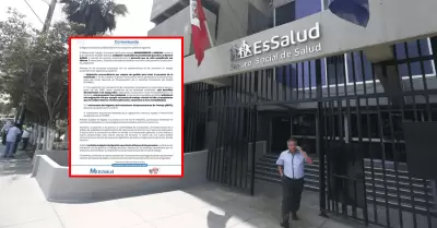 EsSalud declara ilegal huelga iniciada por un sector de sus trabajadores