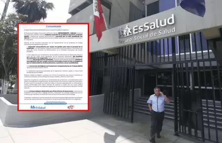EsSalud declara ilegal huelga iniciada por un sector de sus trabajadores