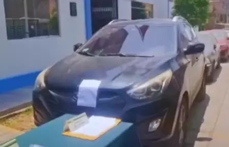 PNP logr recuperar un vehculo robado y capturar a cabecilla de la banda
