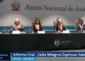 Delia Espinoza: Junta Nacional de Justicia deja al voto su suspensin por seis meses