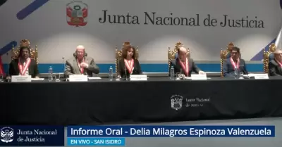 Pleno de la Junta Nacional de Justicia.