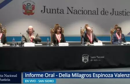 Pleno de la Junta Nacional de Justicia.