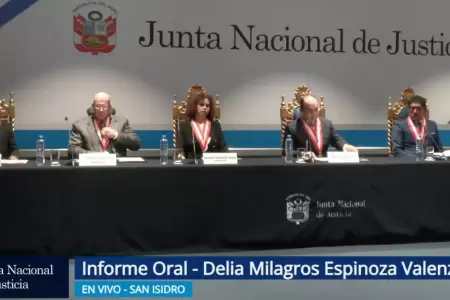 Pleno de la Junta Nacional de Justicia.