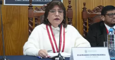 Delia Espinoza asegur que el poder no dura para siempre.