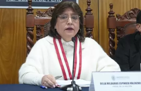 Delia Espinoza asegur que el poder no dura para siempre.