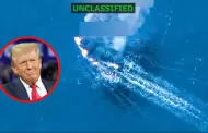 Donald Trump asegur que sus fuerzas hundieron otro barco narcoterrorista en el Caribe
