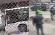Bus del Metropolitano atropell a transente que cruz irresponsablemente la va exclusiva