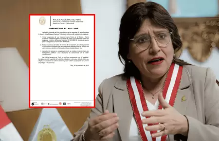 PNP seala que evala solicitud de resguardo policial para Delia Espinoza