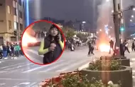 'Generacin Z': Reportera y camargrafo de Exitosa reciben impacto de perdigones durante marcha