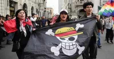 Bandera de manga One Piece se convierte en símbolo de jóvenes protestantes.