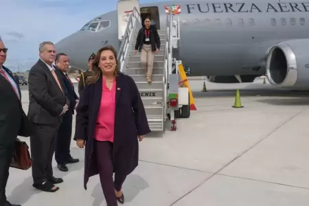 Dina Boluarte arrib a Estados Unidos.