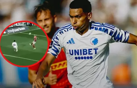 Marco Lpez dio asistencia en empate del Copenhague.