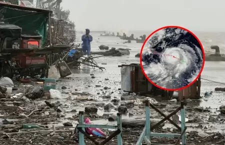 Supertifn Ragasa azota Filipinas con vientos superiores a 265 kilmetros por ho